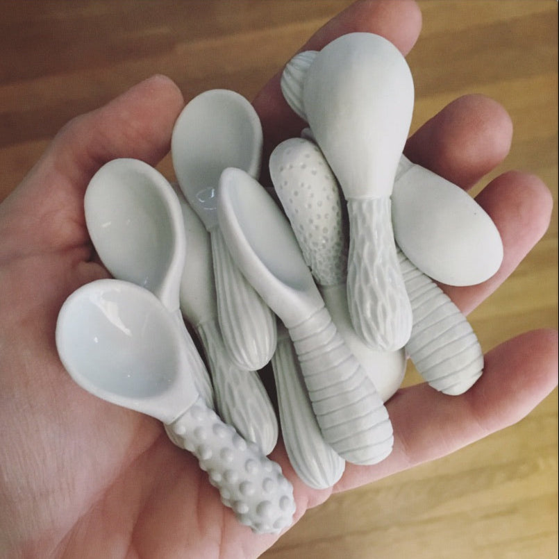 handmade ceramic spoons